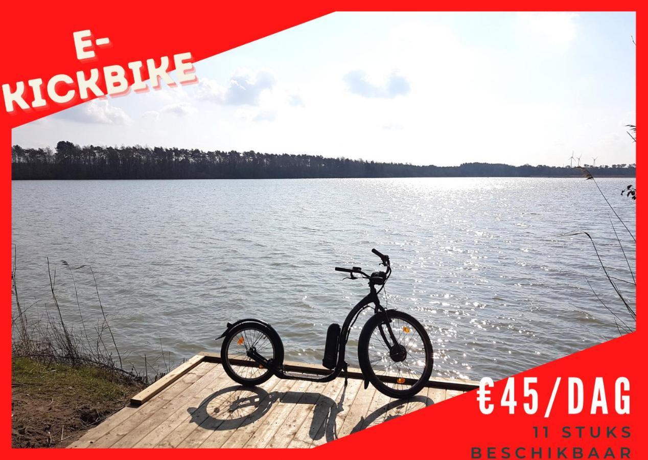 " Casitacuriosa " Chalet Op Camping Met Buitenzwembad Balen Exterior foto